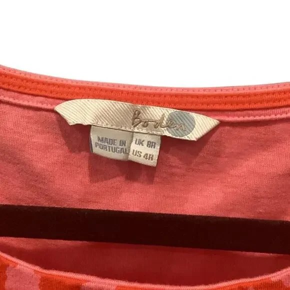 Boden Womens Sleeveless Jersey Dress Size 4R 4 Cotton Modal Blend A-line Casual - Picture 2 of 7